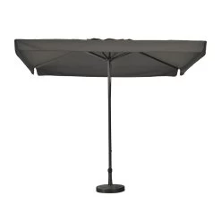 Madison - Parasol Profi-line 350x350cm - Vierkant - Volant - Grijs -Buitenparasols Winkel 1000036303 0101