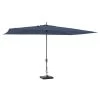 Madison - Parasol Rectangle Safier Blue - 400x300 - Blauw -Buitenparasols Winkel 1000036308