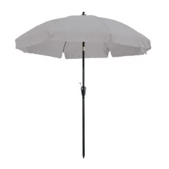 Madison - Parasol Lanzarote Round Grey - 250cm - Grijs -Buitenparasols Winkel 1000036320 0101
