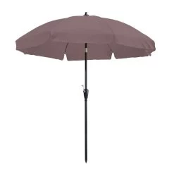 Madison - Parasol Lanzarote Round Taupe - 250cm - Bruin -Buitenparasols Winkel 1000036328 0101