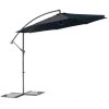 SenS-Line Menorca Zweefparasol Rond - Ø 300 Cm - Antraciet -Buitenparasols Winkel 1000038295