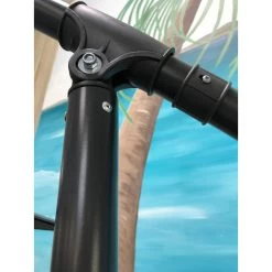 SenS-Line Menorca Zweefparasol Rond - Ø 300 Cm - Ecru -Buitenparasols Winkel 1000040419 0102