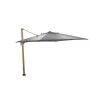 Garden Impressions Hawaii Big Pole Parasol Teak Look - D. Grijs -Buitenparasols Winkel 1000042197