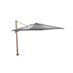 Garden Impressions Hawaii Big Pole Parasol Teak Look - D. Grijs