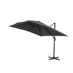 ACAZA Kantelbare Zweefparasol 300x300 Cm - Donker Grijs -Buitenparasols Winkel 1000047017 0102