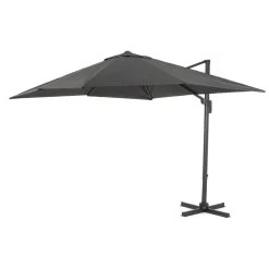 ACAZA Kantelbare Zweefparasol 300x300 Cm - Donker Grijs -Buitenparasols Winkel 1000047017 0103