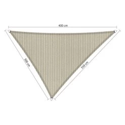 Shadow Comfort Driehoek 3x3,5x4m Sahara Sand -Buitenparasols Winkel 1000047304 0101