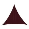 Hesperide Schaduwdoek Curacao - Driehoek - Bordeaux Rood - 3 X 3 M -Buitenparasols Winkel 1000047873