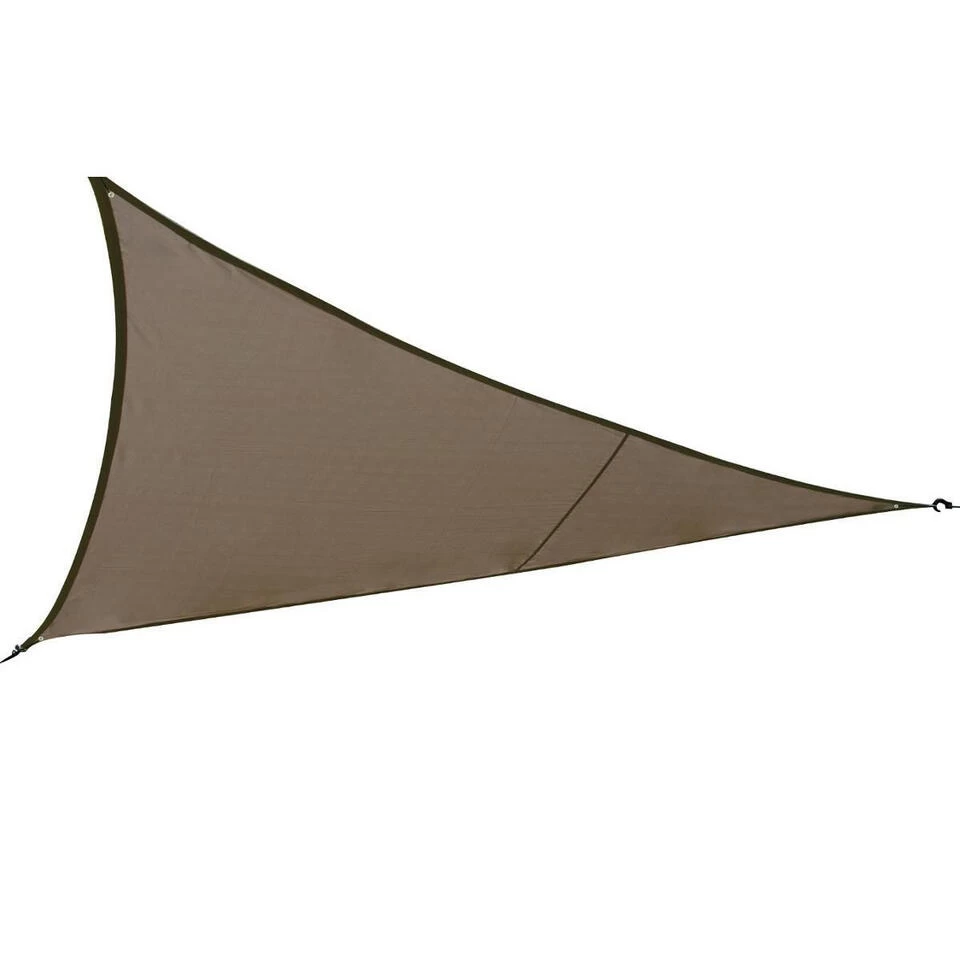 Hesperide Schaduwdoek Curacao - Driehoekig - Taupe - 3x3m 3 Hesperide Schaduwdoek Curacao - Driehoekig - Taupe - 3x3m