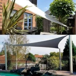 Orange85 Schaduwdoek Zonneluifel Driehoek 3,6 Meter Donkergrijs Polyester -Buitenparasols Winkel 1000050347 0111