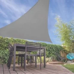 Orange85 Schaduwdoek Beige Driehoek 3x3x3m -Buitenparasols Winkel 1000050348 0110