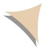 Orange85 Schaduwdoek Beige Driehoek 3x3x3m -Buitenparasols Winkel 1000050348