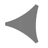 Orange85 Schaduwdoek Driehoek Grijs 3x3x3 Meter Polyester 1 Orange85 Schaduwdoek Driehoek Grijs 3x3x3 Meter Polyester -Buitenparasols Winkel 1000050349