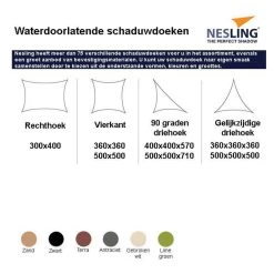 Nesling Coolfit 3x5 Antraciet -Buitenparasols Winkel 1000054049 0103