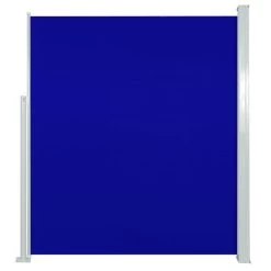 VidaXL Wind-/zonnescherm Uittrekbaar 160x300 Cm Blauw