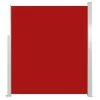 VidaXL Wind-/zonnescherm Uittrekbaar 160x300 Cm Rood -Buitenparasols Winkel 1000060737