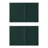 VidaXL Tentwanden 2 St Met Ritssluiting PE Groen -Buitenparasols Winkel 1000060740