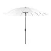 Beliani Marktscherm BAIA - Beige Polyester -Buitenparasols Winkel 1000069784