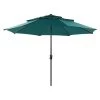 Beliani Marktscherm BIBIONE - Groen Polyester -Buitenparasols Winkel 1000069790