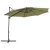 Beliani Cantilever Parasol SAVONA II - Groen Polyester -Buitenparasols Winkel 1000069792