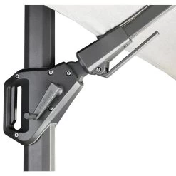 Platinum Voyager Vierkante Zweefparasol T2 2,7x2,7 M. - Faded Black -Buitenparasols Winkel 1000073269 0103