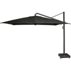 Platinum Icon T1 parasol 4x3 Meter Faded Black