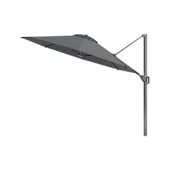 Platinum Voyager Ronde Zweefparasol T1 3 M. - Antraciet + Voet En Hoes -Buitenparasols Winkel 1000073294 0102