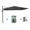 Platinum Challenger Premium T1 3x3 M - Faded Black Met Voet En Hoes -Buitenparasols Winkel 1000073313