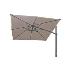 4 Seasons Zweefparasol Siesta Premium 300 X 300 Cm - Taupe -Buitenparasols Winkel 1000074480 0101