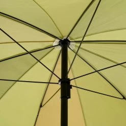 In The Mood Collection Parasol Gestreept - H238 X Ø220 Cm - Groen -Buitenparasols Winkel 1000079079 0102