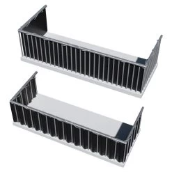 Tectake - Balkondoek Balkonreling Tuinscherm - Hoogte 90 Cm - 6 Meter - Zwart -Buitenparasols Winkel 1000082550 0103