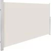 Tectake - Uittrekbaar Aluminium Windscherm Tuinscherm 200 X 300 Cm Beige