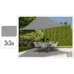 KOOPMAN Schaduwdoek Vierkant 300X300CM 8 KOOPMAN Schaduwdoek Vierkant 300X300CM -Buitenparasols Winkel 1000086101 0102