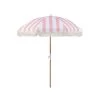 Beliani Marktscherm MONDELLO - Roze Polyester -Buitenparasols Winkel 1000086374