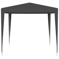 VidaXL Partytent Professioneel 90 G/m² 2,5x2,5 M Antraciet -Buitenparasols Winkel 1000087152 0102