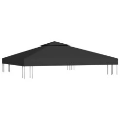 VidaXL Prieeldak 2-laags 310 G/m² 3x3 M Zwart -Buitenparasols Winkel 1000087153 0101