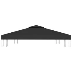 VidaXL Prieeldak 2-laags 310 G/m² 3x3 M Zwart -Buitenparasols Winkel 1000087153 0102