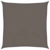 VidaXL Zonnezeil 160 G/m² 2,5x2,5 M HDPE Antracietkleurig