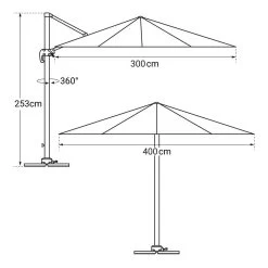 Happy Garden Schaduwzeilen MOLOKAI - Zwart - Aluminium -Buitenparasols Winkel 1000094900 0104