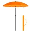 ACAZA Stok Parasol - 160 Cm Diameter - Met Draagtas - Oranje 1 ACAZA Stok Parasol - 160 Cm Diameter - Met Draagtas - Oranje -Buitenparasols Winkel 1000095607