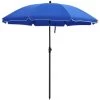 ACAZA Stokparasol - Ø 160 Cm - Achthoekig - Kantelbaar - Met Draagtas - Blauw -Buitenparasols Winkel 1000095610