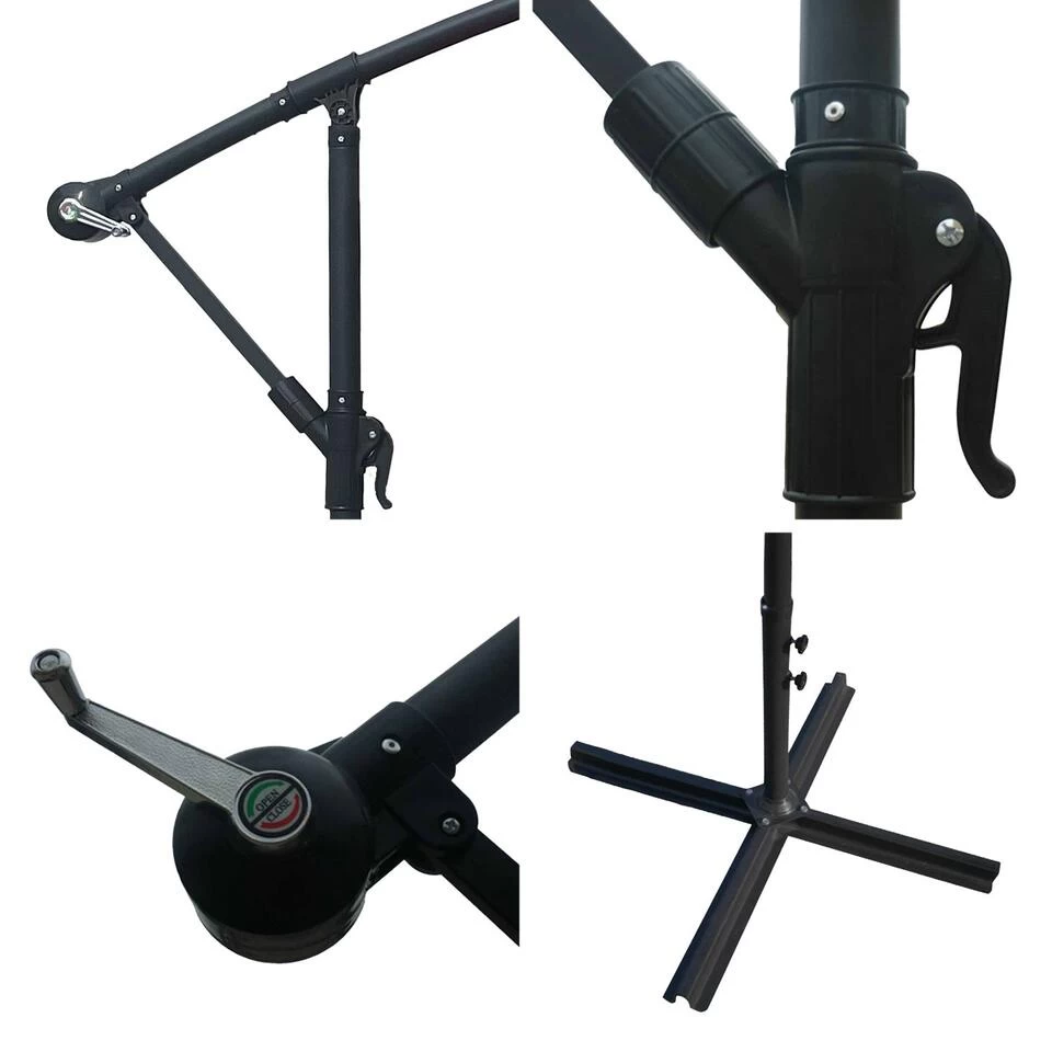 Happy Garden Schaduwzeilen OAHU - Blauw - Staal 5 Happy Garden Schaduwzeilen OAHU - Blauw - Staal - Afbeelding 3