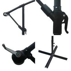 Happy Garden Schaduwzeilen MOLOKAI - Oranje - Staal -Buitenparasols Winkel 1000096146 0103