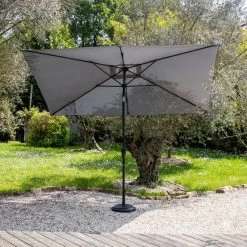 Happy Garden Schaduwzeilen HAPUNA - Grijs - Aluminium -Buitenparasols Winkel 1000096516 0101