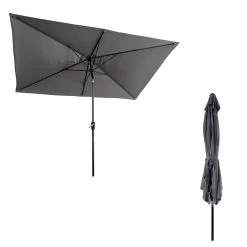 Happy Garden Schaduwzeilen HAPUNA - Grijs - Aluminium -Buitenparasols Winkel 1000096516 0102