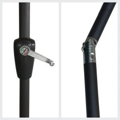 Happy Garden Schaduwzeilen HAPUNA - Grijs - Aluminium -Buitenparasols Winkel 1000096517 0103