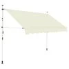 VidaXL Luifel Handmatig Uittrekbaar 300 Cm Crème -Buitenparasols Winkel 1000099791