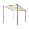 Beliani Tuinpaviljoen VIMINO - Beige Polyester, Staal -Buitenparasols Winkel 1000100146