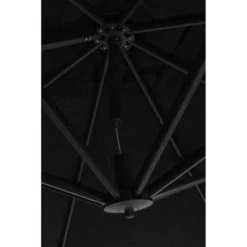 Garden Impressions Zweefparasol Hawaii Deluxe 300x300 D. Grijs-zwart -Buitenparasols Winkel 1179758813 0102