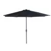 Garden Impressions Lotus Parasol Ø300 Cm - Zwart 1 Garden Impressions Lotus Parasol Ø300 Cm - Zwart -Buitenparasols Winkel 1288375033